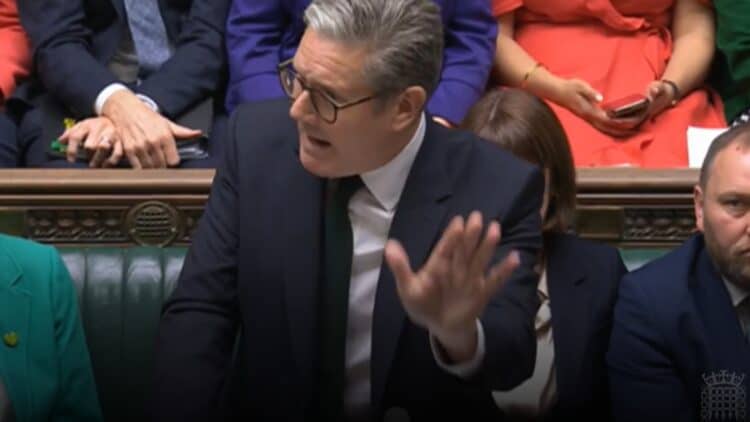 Shouts of ‘shame’ in the Commons as Starmer defends winter fuel payment cut.